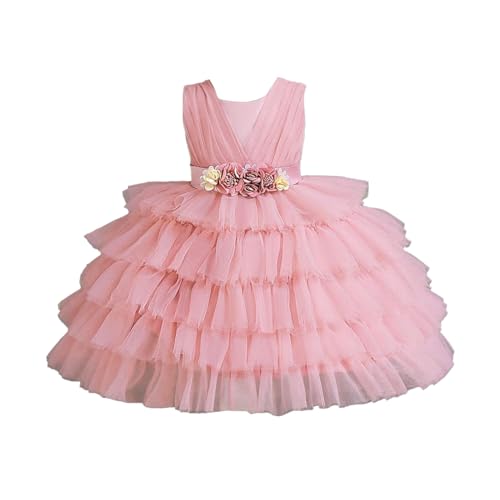 Mädchen Kostüm Karneval - Kinderkleid Puffy Kleid Kuchen Prinzessin Kleid Baby Mädchen Baby Geburtstag Party Urlaub Party Kleid Mädchen Kleid Karneval Party Rock Tutu (1-2 Years) von Generic