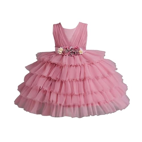 Mädchen Kostüm Karneval - Kinderkleid Puffy Kleid Kuchen Prinzessin Kleid Baby Mädchen Baby Geburtstag Party Urlaub Party Kleid Mädchen Kleid Karneval Party Rock Tutu (1-2 Years) von Generic