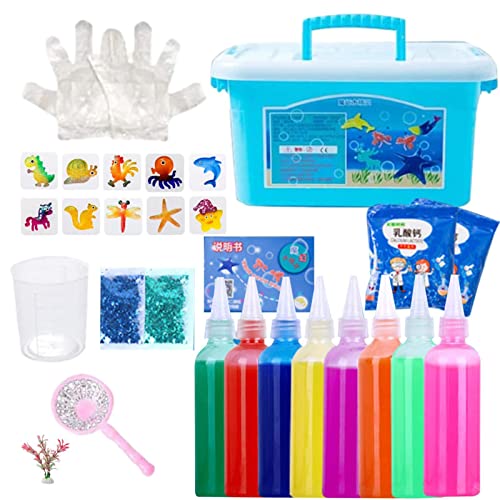 Magische Wasserelfe, Magic Water, 3D Magischer Gels Wasserelfen Spielset, Magic Water Magic Mischt Handgefertigte Wasserspielzeuge Kreatives 3D Magic Gels Mold Kit Wassertier Perlen Kit von Generic