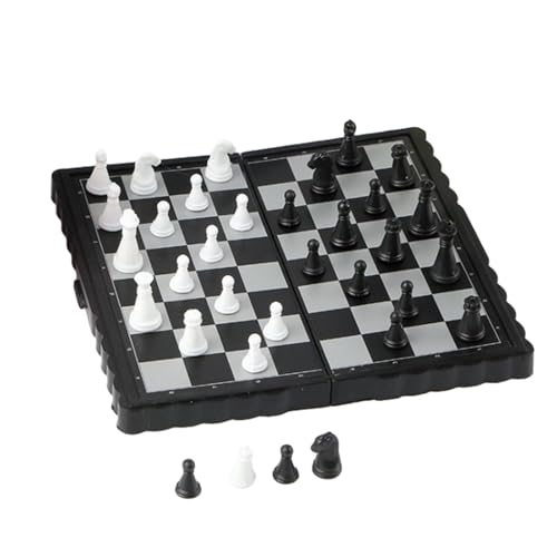 Magnetchess Set - Classic Board Spiel, Portable Strategy Spielzeug | Training Reschach mit -Stücken, faltbares Spielbrett mit Tragetasche und kompaktes Schachpaket für Camping im Freien Magnetchess Set - Classic Board Spiel, Portable Strategy Spielzeug | Training Reschach mit -Stücken, faltbares Spielbrett mit Tragetasche und kompaktes Schachpaket für Camping im Freien von Generic