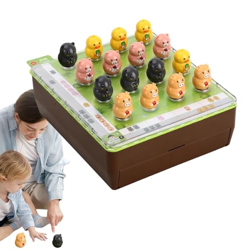 Magnetisches Brettspiel für Kinder, magnetisches Schachspiel für Kinder - Unterhaltsames, herausforderndes Strategie-Logik-Trainingsspiel,Strategische Familienbindungsaktivität, Kinderpuzzlespiel für von Generic