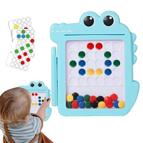 Magnetisches Zeichenbrett – Magnettafel für Kinder, Magnetperlen-Zeichenbrett für Kleinkinder | Magnetisches Stift-Zeichenbrett-Puzzle für Kinder, Lernspielzeug von Generic