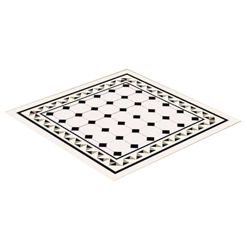 Mahjong-Matte, beige, quadratisch, geräuschreduzierende Spieltisch-Abdeckung für Pokerkarten- und Kachelspiele auf Tischen (1, 70 x 70 cm) von Generic