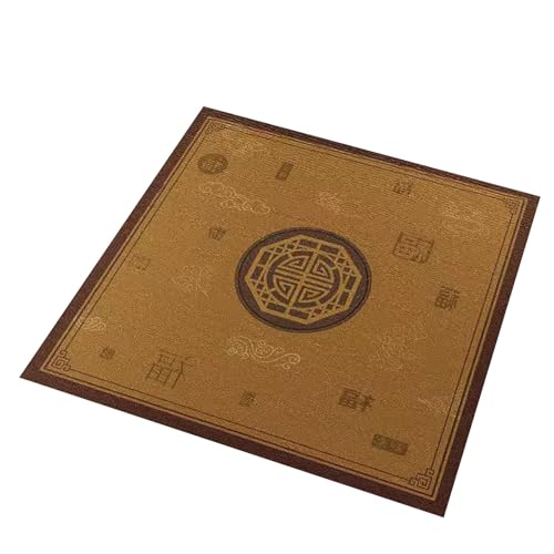 Mahjong-Matte, grün, mit süßem Panda-Aufdruck und Geräuschreduzierung, Brettspiel-Tischmatte, Tischspielmatte mit Tasche (150 x 150 cm) von Generic