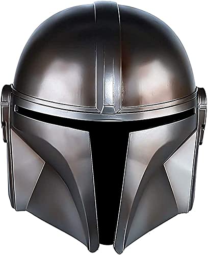 Mandalorianischer Helm, Vollkopf, Latexmaske, Film, Cosplay, Kostüm, Halloween-Requisiten für Erwachsene und Kinder (Erwachsenengröße) von Generic