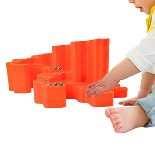 Marble Track - Bausteine mit rollenden Murmeln, Kinder lernen und spielen | Indoor Fun Aktivität für logisches Denken und Motorik, kreatives pädagogisches Bauset Spielzeug für Kleinkinder Marble Track - Bausteine mit rollenden Murmeln, Kinder lernen und spielen | Indoor Fun Aktivität für logisches Denken und Motorik, kreatives pädagogisches Bauset Spielzeug für Kleinkinder von Generic
