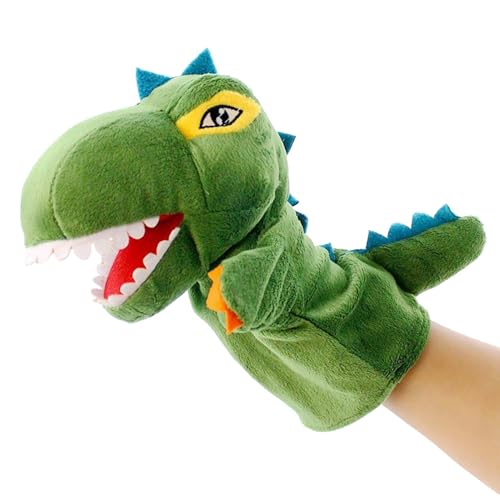 Marionette Dinosaurier,Dinosaurierpuppe | Tierische Fingerpuppen | Plüsch-Handpuppen, Kinderspielzeug, Stofftiere, Plüschtiere, interaktive Spiele für und Mädchen von Generic