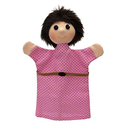 Marionette Märchenfigur Handpuppe Mutter 27 cm, Rosa, für Kinder Jungen Mädchen Babys von Generic