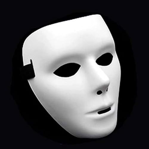 Maske Halloween Ghost Dance Hip Hop Performance Masken Maskerade Maske für Erwachsene Kinder, Halloween Kostüm Cosplay Party Masken Requisiten Zubehör von Generic