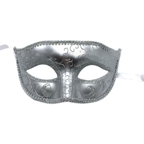 Maskerade-Maske für Herren venezianische Party-Ball-Masken Vintage-Halloween-Kostüm Karneval-Maske Weihnachten für Kostüm Cosplay Abschlussball Karneval Zubehör Mode von Generic