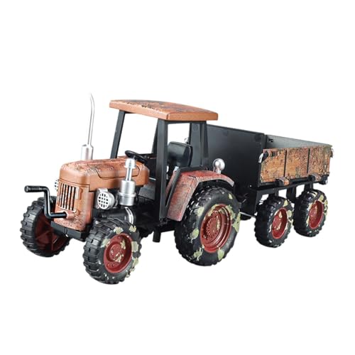 Maßstab 1:24 Spielzeug Bauernhof Spielzeug Fahrzeug Ornamente Simulation Farmer Auto Druckguss Fahrzeug Spielzeug für Kinder Geburtstagsgesche, Orange von Generic