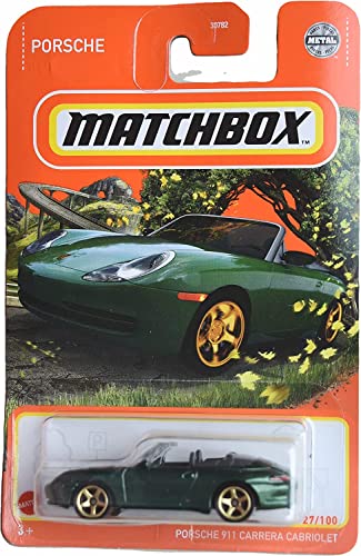 Matchbox Porsche 911 Carrera Cabriolet, Grün - 27/100 von XHoob