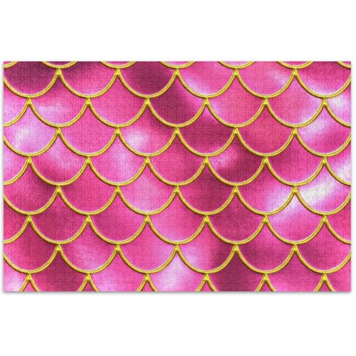 Meerjungfrauen-Puzzle, Fischschuppen, Rosa, Erwachsene, 500 Teile, Kunstdekor, Malerei, individuelles Geschenk, einzigartiges Spiel-Tech-Geschenk, 500 Stück Meerjungfrauen-Puzzle, Fischschuppen, Rosa, Erwachsene, 500 Teile, Kunstdekor, Malerei, individuelles Geschenk, einzigartiges Spiel-Tech-Geschenk, 500 Stück von Generic