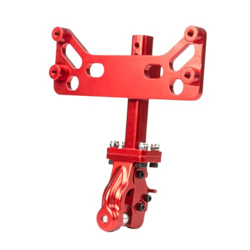 Metall Einstellbare Drop Anhängerkupplung Empfänger Ersatzteile Upgrade für 1/6 Skala RC Crawler Auto, ROT von Generic