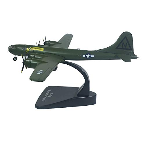 Militär-Modellbausätze, Militär-Kampfflugzeug-Legierungsdruckgussmodell, Boeing B-29 Strategic Bomber USAF-Modell im Maßstab 1:144, Spielzeug und Dekorationen für Erwachsene, 8,7 Z von Generic