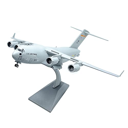 Militärmodellbausätze, Militärflugzeug-Kunststoffdruckgussmodell, USAF C17 Globemaster III-Transportflugzeugmodell im Maßstab 1:200, Spielzeug für Erwachsene, 10,6 x 10 Zoll von Generic