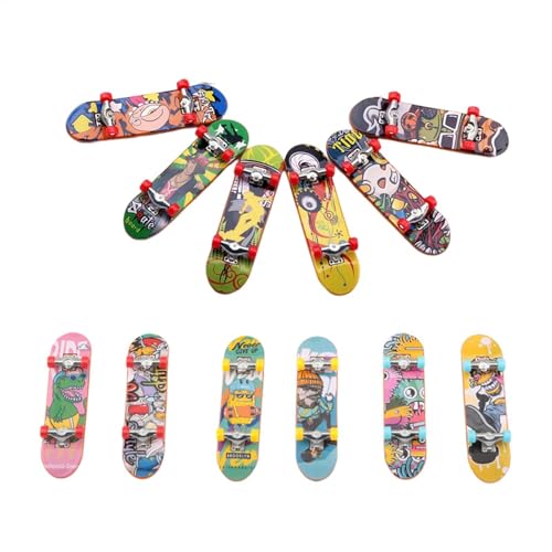Min Skateboards Finger - 12-teiliges Skateboard-Set, Taschen-Skating-Spielzeug | Kleine Skateboards für Kinder, Jugendliche, Erwachsene, tragbarer Akrobatik-Teppich, Tischspielzeug Min Skateboards Finger - 12-teiliges Skateboard-Set, Taschen-Skating-Spielzeug | Kleine Skateboards für Kinder, Jugendliche, Erwachsene, tragbarer Akrobatik-Teppich, Tischspielzeug von Generic