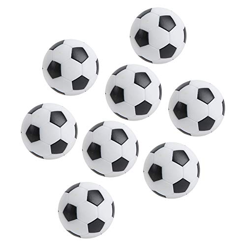 Mini-Fußball, Tischfußball, 32 Mm, Zubehör für Kinderfußball-Tischspielmaschinen, 8 Stück, Mini-Tischfußballbälle, Tischfußball-Tischfußballbälle für und Erwachsene von Generic