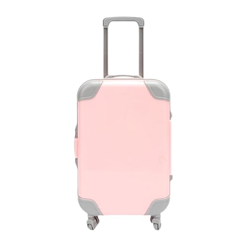 Mini Koffer für Puppen mit Ausziehbarem Griff Und Aufbewahrungslösung für Kinder, Rosa Mini Koffer für Puppen mit Ausziehbarem Griff Und Aufbewahrungslösung für Kinder, Rosa von Generic