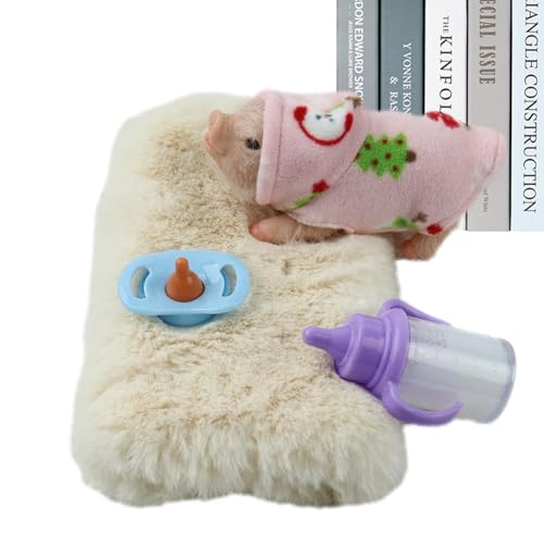 Miniatur-Schweine-Spielzeug - realistische Puppe, weiche Squishy Figur | Realistisches elastisches Tier, Simulationsfigur, Verwendung für Kinder, die das lustige Geschenk sammeln Miniatur-Schweine-Spielzeug - realistische Puppe, weiche Squishy Figur | Realistisches elastisches Tier, Simulationsfigur, Verwendung für Kinder, die das lustige Geschenk sammeln von Generic