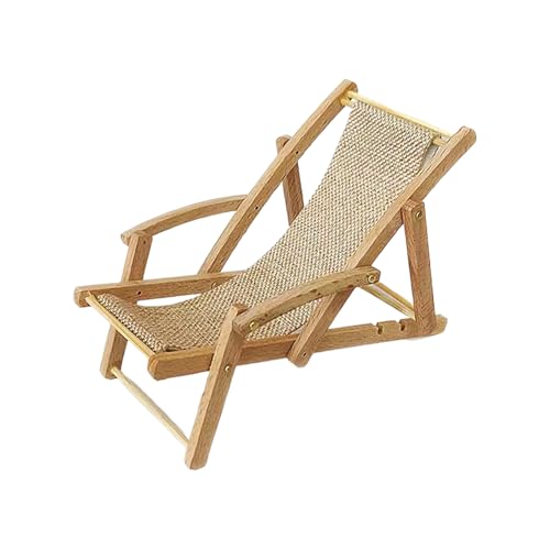 Miniaturmöbel - Holz -Chaise -Stuhl, kleines Puppenhaus -Ornament, dekoratives Desktop -Modell | Ideales Bücherregalzubehör für Kinder, Teenager, Sammler, Puppenausstellungen, Regale, Wohnkultur, Büro Miniaturmöbel - Holz -Chaise -Stuhl, kleines Puppenhaus -Ornament, dekoratives Desktop -Modell | Ideales Bücherregalzubehör für Kinder, Teenager, Sammler, Puppenausstellungen, Regale, Wohnkultur, Büro von Generic