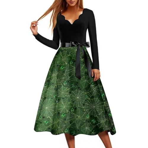 Mittelalter Kleidung Damen Große Größen Festlich Karneval Abendkleid Locker Einzigartig Kostüme Atmungsaktiv Generisch Cocktailkleid Elegant Stilvoll Outfits Schicke Lässiges (3-Dunkel Grün,3XL) Mittelalter Kleidung Damen Große Größen Festlich Karneval Abendkleid Locker Einzigartig Kostüme Atmungsaktiv Generisch Cocktailkleid Elegant Stilvoll Outfits Schicke Lässiges (3-Dunkel Grün,3XL) von Generic