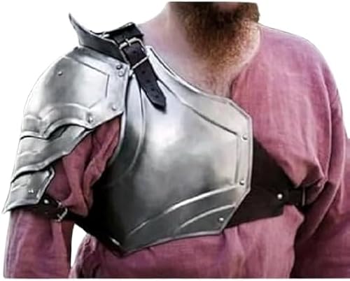 Mittelalter LARP Armor Gladiator, Stahlset Schulter, Brustpanzer Kürass & Schulterschutz Sonderedition Mittelalter Antik von Generic