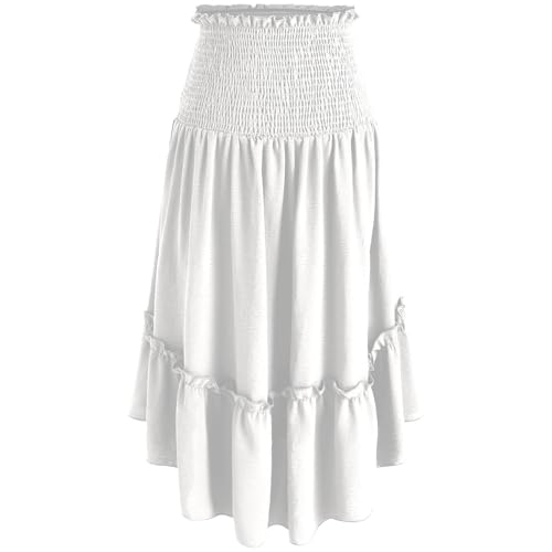 Mittelalter Rock Damen Lang Gothic Maxirock Hohe Taille Trachtenrock mit Rüschen Viktorianische Plisseerock Vintage Langer Faltenrock Elegant A-Linie Petticoat Festliche Kostüm für Halloween Mittelalter Rock Damen Lang Gothic Maxirock Hohe Taille Trachtenrock mit Rüschen Viktorianische Plisseerock Vintage Langer Faltenrock Elegant A-Linie Petticoat Festliche Kostüm für Halloween von Generic