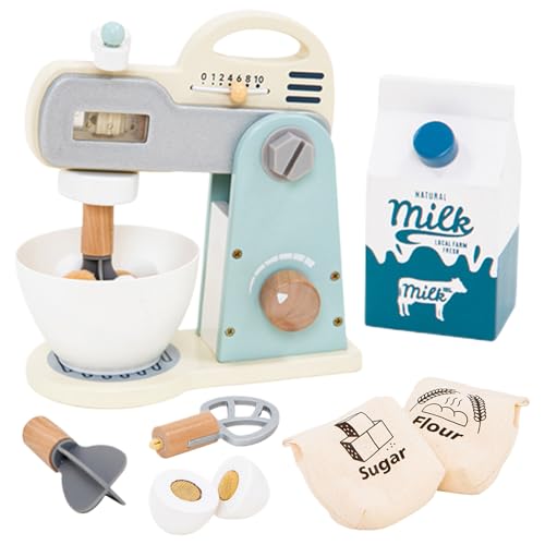 Mixer für Kinder, Blender Toy Blender - Kitchen Mixer Game - Küchenzubehör aus Holz mit Spielspielzeug für Kinder Kinder von 3 bis 5 Jahren Mixer für Kinder, Blender Toy Blender - Kitchen Mixer Game - Küchenzubehör aus Holz mit Spielspielzeug für Kinder Kinder von 3 bis 5 Jahren von Generic