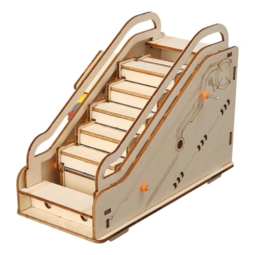 Modell beweglicher Leiter aus Holz, Modell Rolltreppe aus Holz | Handmodell-Puzzle - Stiel-Bausatz, handgemachte wissenschaftliche Experimente Teaser Gehirn für Teenager, Jungen Modell beweglicher Leiter aus Holz, Modell Rolltreppe aus Holz | Handmodell-Puzzle - Stiel-Bausatz, handgemachte wissenschaftliche Experimente Teaser Gehirn für Teenager, Jungen von Generic