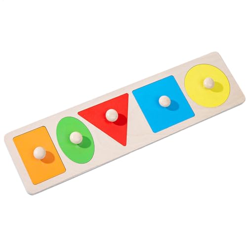 Multiple Form -Puzzle - Vorschulpädagogische Lernen Spielzeug für Kinder, Rätsel Bunte Form Matching Brettspiel von Generic