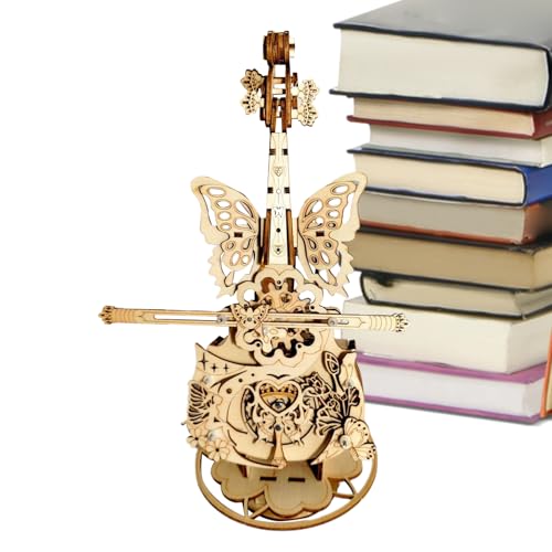 Musik-Box ,Holz Musik-Box | Handgefertigte Bausätze Mit Dekorierten Schmetterlingsfedern Für Kinder Und Mädchen Musik-Box ,Holz Musik-Box | Handgefertigte Bausätze Mit Dekorierten Schmetterlingsfedern Für Kinder Und Mädchen von Generic