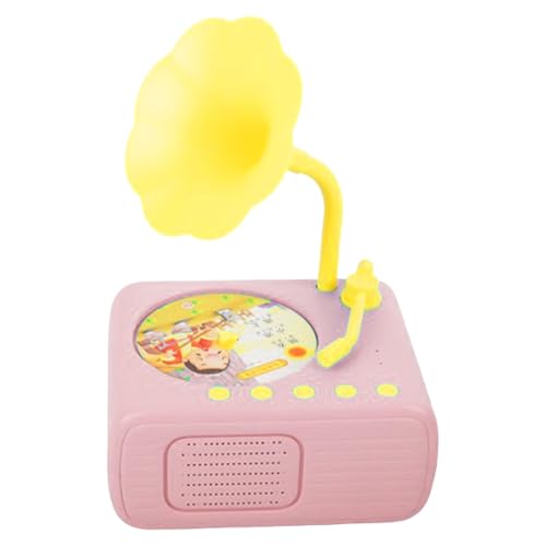 Musik-Player mit Geschichten für Kinder, Musikgeschichtenleser für Kinder - Grammophon-Geschichtenleser mit 96 Karten, Vintage-Spielzeug für Kinder, Lernspielzeug von Generic