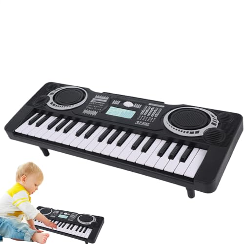 Musikalische Tastatur, Klavier für Anfänger - Elektronisches Musik-Keyboard mit 37 Tasten - Musikalisches Klavierspielzeug, Musikinstrument Klavier-Lernspielzeug für und Mädchen von Generic