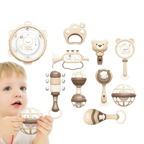 Musikinstrumente für Kinder, Percussionsspielzeug für frühes Erwachen | Tragbares Musik-Entwicklungsspielzeug für 18 Monate und mehr Musikinstrumente für Kinder, Percussionsspielzeug für frühes Erwachen | Tragbares Musik-Entwicklungsspielzeug für 18 Monate und mehr von Generic