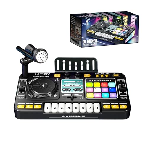 Musikmixer Klavierspielzeug - tragbarer USB -Ladekinder - -Tisch mit Lichtern, Musical Play Matte | DJ Learning -Mixer, digitales Audio, Kinderspielzeug für Kinder für Musikmixer Klavierspielzeug - tragbarer USB -Ladekinder - -Tisch mit Lichtern, Musical Play Matte | DJ Learning -Mixer, digitales Audio, Kinderspielzeug für Kinder für von Generic