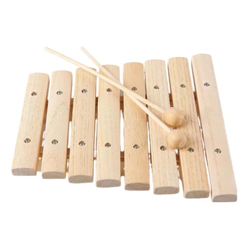 Naturholz für Kinder, Holzschlaginstrumente für Kinder - Percussion-Instrumente und Schlagzeug für Kinder mit Präzisionsstimmung | Boho Musikinstrumente Spielzeug für C von Generic