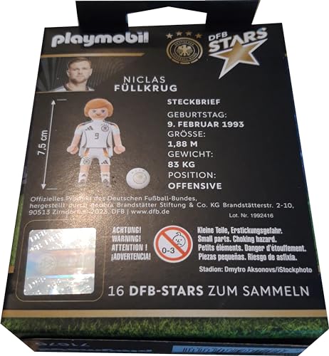 Niclas Füllkrug Playmobil DFB-Stars Nationalmannschaft 1 Figur, limitierte Edition Sonderedition (Niclas Füllkrug) von Generic