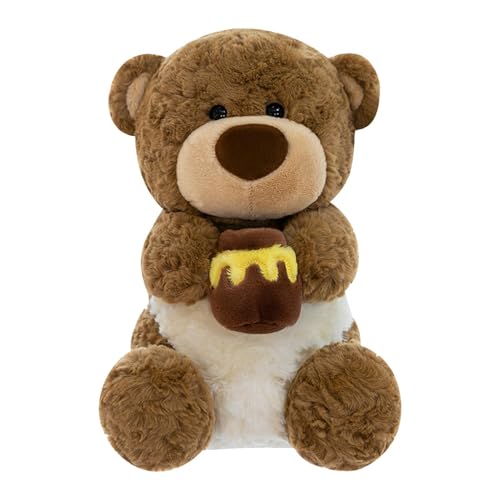 Niedlicher Teddybär, Teddybär | Niedlicher Honig kann kleine Gongzi Pelzspielzeug Cartong Taidi Bär Plüschtier Teddybär Töpfchen, niedlicher Bär super weich handgefertigt für Enf von Generic