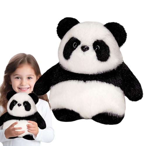 Niedliches Panda-Stofftier, reversibler Panda-Plüsch | Niedliche Wendepuppe aus Plüsch - Doppelseitige Reißverschlusspuppe für und Mädchen, um Kinder beim Erwachsenwerden zu begleiten von Generic