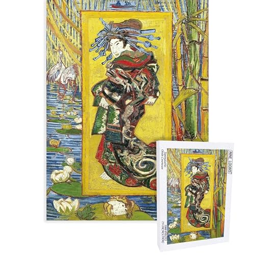 Nine Looms Erwachsene Holzpuzzle 1000 Teile Japanisches Handwerk - Van Gogh Berühmte Malerei - Oiran Spielzeug Geschenk Kunst Sammlung Dekorative Malerei Puzzle (1000 Teile) von Generic