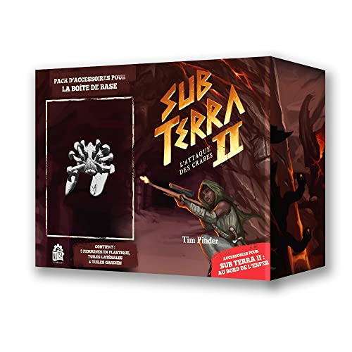 Nuts Publishing – Sub Terra 2: Set mit Figuren, Motiv: Angriff der Krabben, französische Version von Generic