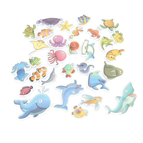 Ocean Animal Puzzle Toy für, Leicht zu Reinigen Innovative Babybades Ozean -Puzzle -Spielzeug für Dusche von Generic