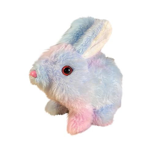 Ostergeschenke Kinder Kaninchen Spielzeug 2025 Neu My Realistic Bunny Toy Interaktives Hüpfendes Osterhase Plüsch Gefüllte Kaninchen Spielzeug Können Gehen Sprechen,Haustier Geschenk Für Ostern Deko D von Generic