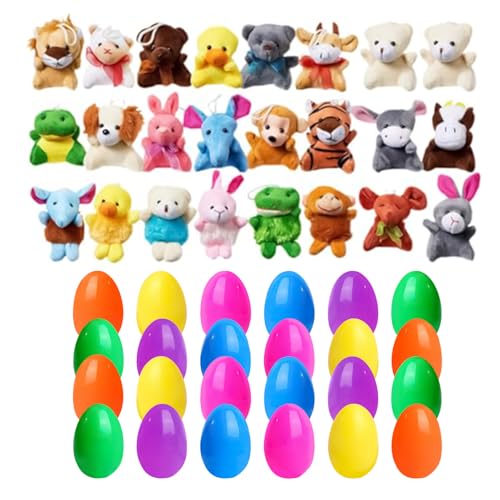 Ostergeschenkeier - Luxus Luxus-Spielzeug, Dekorative Eier Mit Voller Überraschung Korb | Weiche Puppe Mit Niedlichen gefüllten Tieren, Entzückend Plus Spielzeug Für Kleine Kinder Ostergeschenkeier - Luxus Luxus-Spielzeug, Dekorative Eier Mit Voller Überraschung Korb | Weiche Puppe Mit Niedlichen gefüllten Tieren, Entzückend Plus Spielzeug Für Kleine Kinder von Generic