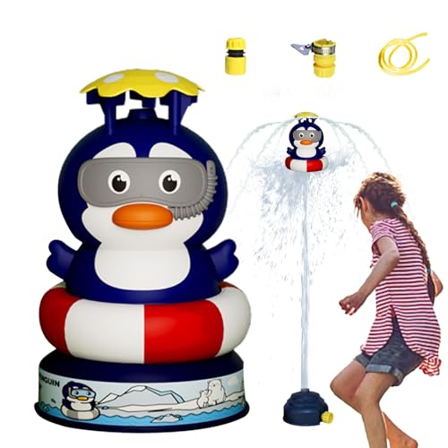 Outdoor-Sprinkler Für Kinder – Raketensprinkler, Wassersprühspielzeug | Wassersprinkler Für Kinder Für Rasen, Garten, Sommer, Poolparty, Weihnachtsspiele, 3-Jährige von Generic