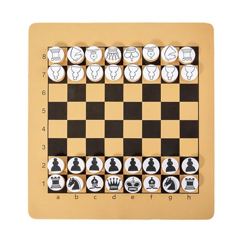 Pädagogisch, chinesisches Schachspiel, chinesisches Schach, Brettspiel-Kombination, Holzbrettspiel-Set für Kinder und Erwachsene, S von Generic