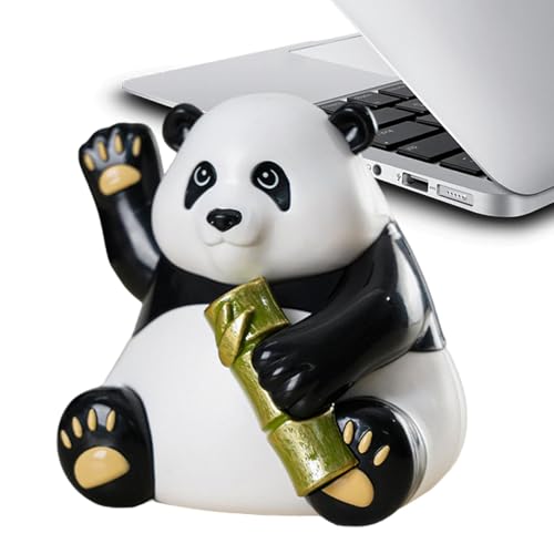 Panda-Figuren, Armaturenbrett-Wackelkopf - Cartoon Pandabär Wackelkopf | Desktop-Schaukelstatuen, Sammelfiguren, Panda-Schreibtischzubehör, Wackeltänzer-Spielzeug für Autos von Generic