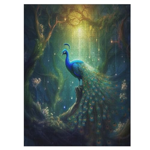 Peacock - 1000 Teile Puzzle – - Hochauflösendes - Gelegenheitsspiel – 1000 Teile Holzpuzzle 500 PCS von Generic