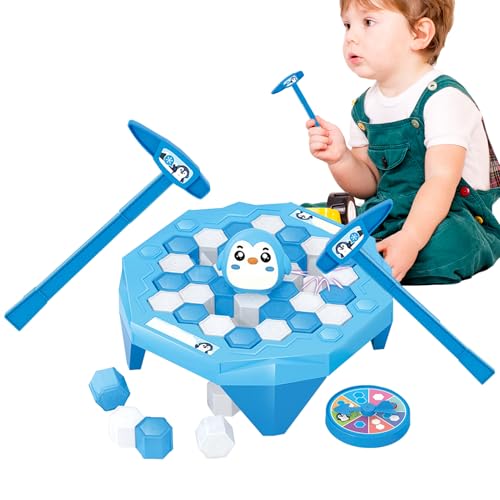 Penguin Ice Brettspiel - Hutspiele, Puzzle -Tisch -Klopfblock | Brettspiel 3. Ausgabe, Family Party Game, Save Penguin on Ice Block Family Funny Game mit Hammer für den Kindertag Penguin Ice Brettspiel - Hutspiele, Puzzle -Tisch -Klopfblock | Brettspiel 3. Ausgabe, Family Party Game, Save Penguin on Ice Block Family Funny Game mit Hammer für den Kindertag von Generic